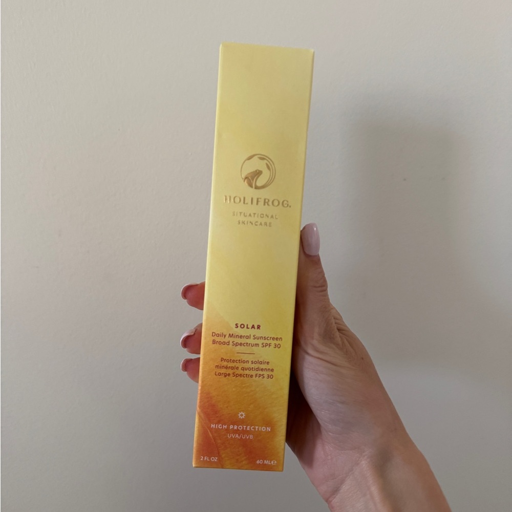 Holifrog Solar Daily Mineral Sunscreen SPF 30, 60 ml